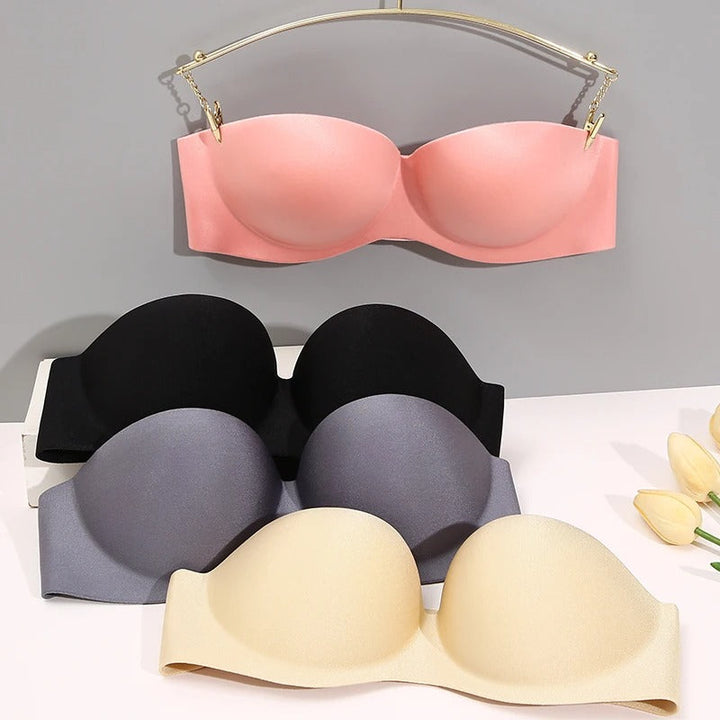 Women Invisible Bras Front Closure Bra Sexy Push Up Bra