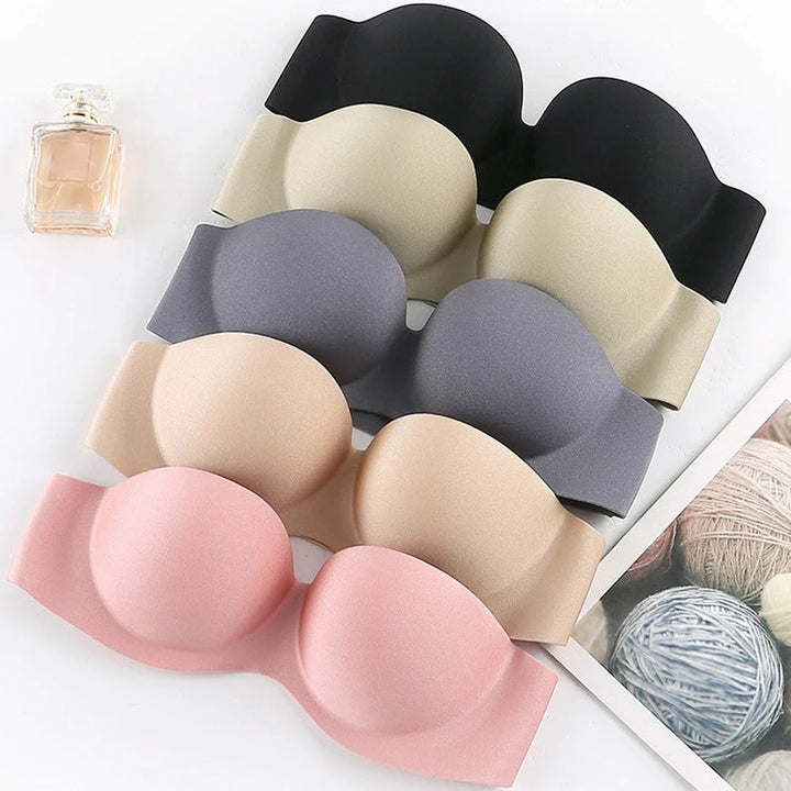 Women Invisible Bras Front Closure Bra Sexy Push Up Bra