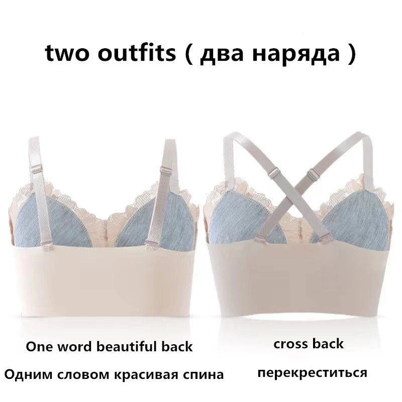 Top Beauty Back Lace Women's Underwear & Sling Ladies Bra