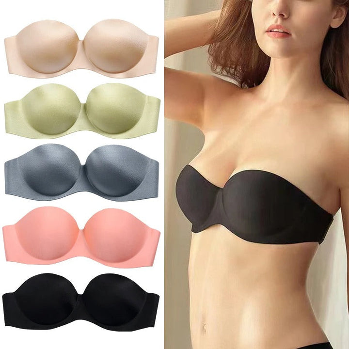 Women Invisible Bras Front Closure Bra Sexy Push Up Bra